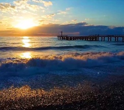 Семейный  с балконом  видом на море и бассейн в Aqualife