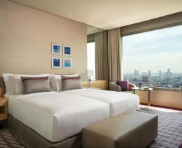 Двухместный Panorama номер Avani с видом на реку (2 отдельные кровати) в Avani+ Riverside Bangkok Hotel