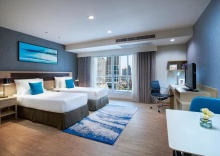 Двухместная студия Deluxe 2 отдельные кровати в Shama Lakeview Asoke Bangkok