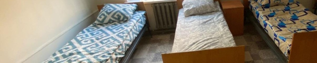 Кровать в общем номере c односпальными кровалями (удобства на этаже) №18 в Хостел