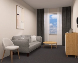 Двухместный полулюкс двуспальная кровать в Azimut