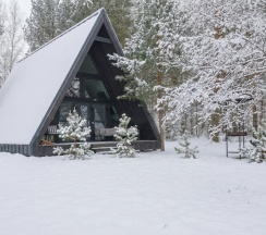 № 15 A-Frame 77 m2 с камином, кондиционером и террасой (оснащение дома см. Подробнее) в Les holidays