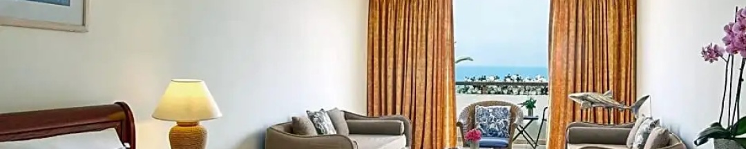 Двухместное бунгало с видом на сад (двуспальная кровать) в Grecotel Marine Palace & Aqua Park