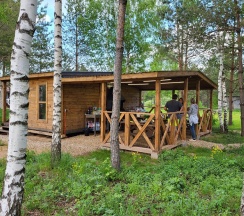 Двухместный номер Standard с красивым видом из окна двуспальная кровать в Земляничная поляна