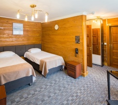 Стандарт с 2 отдельными кроватями (без вида) в Крестовая падь