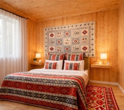 Трехкомнатный комфорт с кухонным уголком | 1 этаж в Hayat Haus