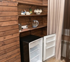 Двухместный люкс Семейный с видом на город двуспальная кровать в Руднев