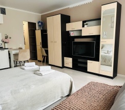 Апартаменты студия Курыжова 32 в Runway Apartments на улица Курыжова 32