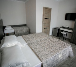 Двухместный номер с 1 двуспальной кроватью и дополнительной кроватью в Hotel La V