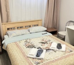 Номер стандарт с 1 двуспальной кроватью (цокольный этаж) в Kovensky