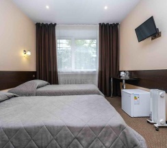 Номер стандарт семейный с 1 односпальной и 1 двуспальной кроватью в Центральная