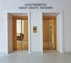 Апартаменты-студия 50 кв.м. с боковым видом на море в центре Светлогорска в Альт Платц Раушен