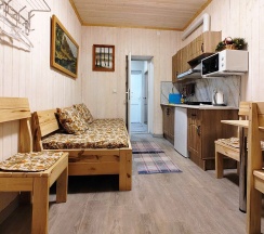 Апартаменты с кухней и сауной в GreenCamping