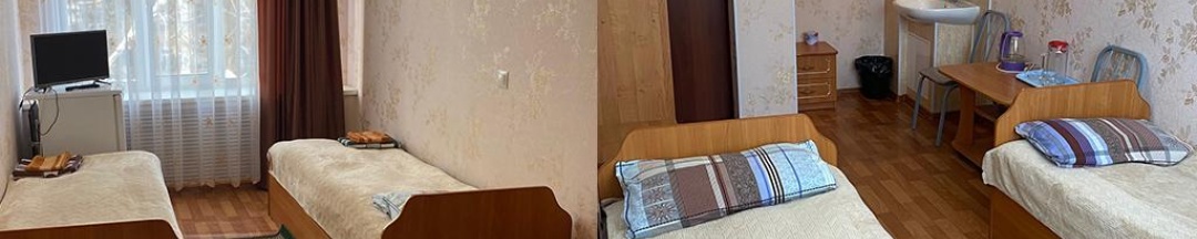 Номер эконом с 2 односпальными кроватями в Восход