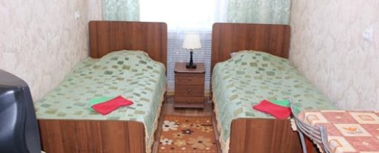 Номер эконом с 2 односпальными кроватями в Советская