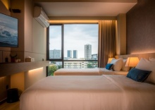 Двухместный номер Deluxe с видом на улицу 2 отдельные кровати в 56 Hotel Sukhumvit