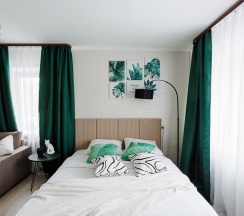 1-комнатные апартаменты стандарт в Tolstoy Apart (Толстой Апарт) на улице Шухова