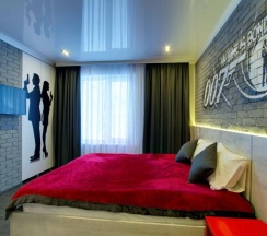 № 16 АГЕНТ 007,  № 17 ХИППИ, № 18  ШОКОЛАД.  Двухместный улучшенный номер с двуспальной кроватью в Smile