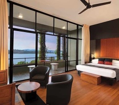 Двухместный номер Luxury с панорамным видом 2 отдельные кровати в Heritance Kandalama