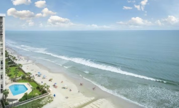 Двухместный номер oceanfront двуспальная кровать в Hilton Myrtle Beach Resort