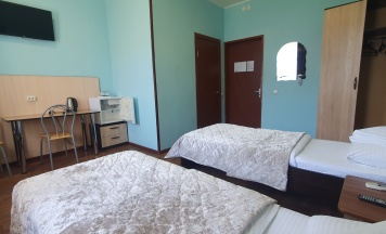 Двухместный номер с 2 односпальными кроватями в Hotel юг