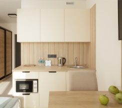 Коннект с видом на бассейн/Connect pool view в Lavicon Apart Nebug