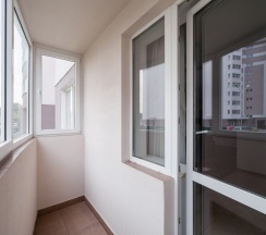 Апартаменты Superior c 1 комнатой с балконом и с красивым видом из окна в Комплекс апартаментов Комфорт