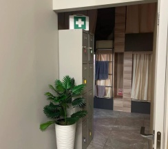 Кровать нижние места в 9-местном общем номере в Уют