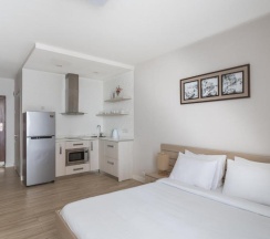 Двухместная студия Standard с видом на море двуспальная кровать в Orbi Sea Towers Hotel Official