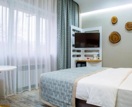 Люкс Lux Wellness с балконом в Kazzhol Park Almaty