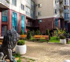 Квартира в Апартаменты на Фабрициуса 7 (Бергамот), 76м²