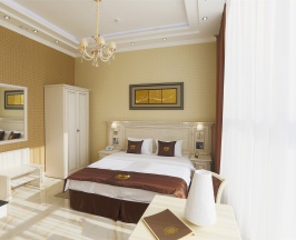 Первая категория с большой кроватью (Double Room) в Cascade