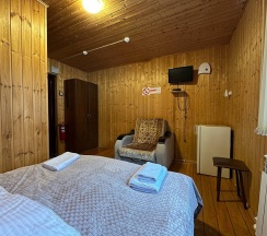 Двухместный номер с двуспальной или 2 односпальными кроватями в Лесная Сказка