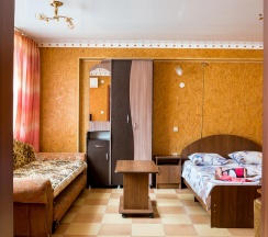 Номер люкс семейный с 1 двуспальной кроватью в Аленка