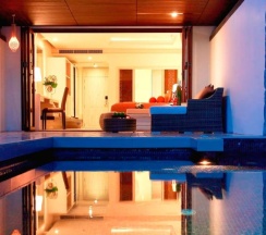 Двухместный номер Terrace  Private Pool с видом на бассейн двуспальная кровать в Natai Beach Resort