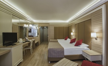 Двухместный номер Standard с видом на окрестности двуспальная кровать в Delphin Deluxe Hotel - Ultra All Inclusive