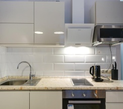 Апартаменты студия с 1 двуспальной кроватью в Smart Host (Смарт Хост) на набережной Шелепихинская 34 корп. 1