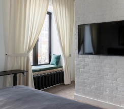 Двухместные апартаменты (двуспальная кровать) в Апартаменты Room plus в NikolaevBuilding