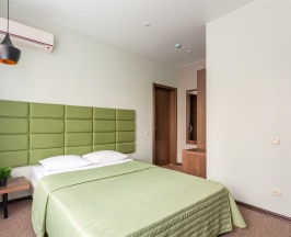 Бюджетный двухместный номер с 1 кроватью в Myhotel