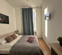 Двухместный стандарт с двуспальной кроватью (DBL) на 5 этаже в Boho Centr Nevsky 140 Hotel