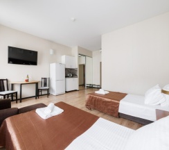 Номер комфорт с двумя отдельными кроватями в Имидж