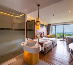 Двухместный номер Deluxe с видом на море 2 отдельные кровати в Crest Resort & Pool Villas