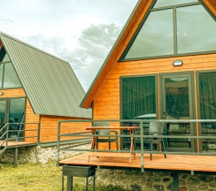 Апартаменты c 1 комнатой с балконом в Шале Gold cottages Kazbegi
