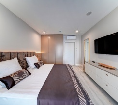 Duplex с видом на море и бассейн в Лучезарный Резорт