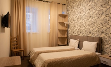 Стандартный двухместный номер с 2 отдельными кроватями в Бегемот