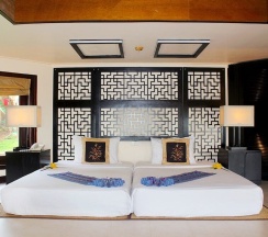 Двухместный номер Luxury с видом на сад 2 отдельные кровати в Poshanu Resort
