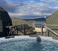 Купол с панорамной беседкой в Воробьевы горы на Байкале