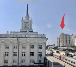 Двухместные апартаменты Superior с балконом и с красивым видом из окна (двуспальная кровать) в Апартаменты в центре Волгограда  Loft
