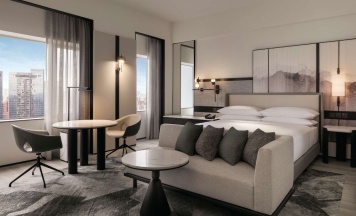 Двухместный люкс Corner двуспальная кровать в Hilton Singapore Orchard