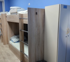 Койко-место в восьми местном мужском номере в Olimp